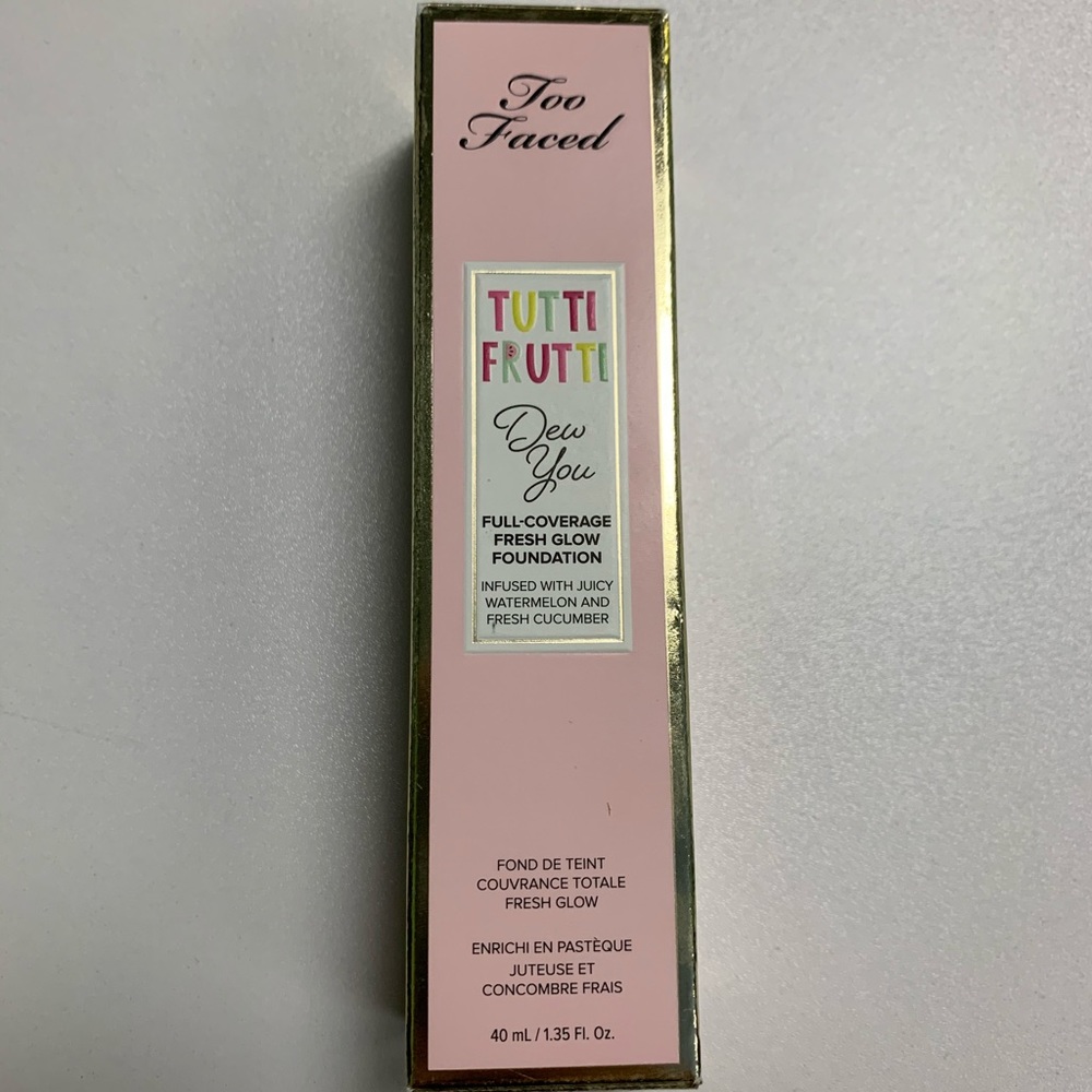 Too Faced Dew You foundation in porcelain